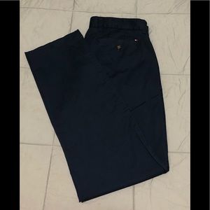 TOMMY HILFIGER MEN ’s DARK NAVY PANTS WITH HINT OF STRETCH.LIKE NEW CONDITION!!